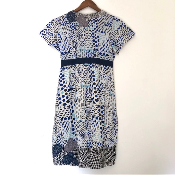 Max Studio Soft Boho Patterned S/S Dress - Picture 5 of 7